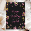 Search for snowflake birthday cards Daughter