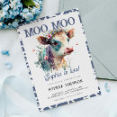 Search for moo cow birthday invitations Girl 2nd birthday