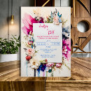 Search for bold floral wedding invitations Sophisticated