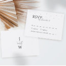 Search for classic wedding rsvp cards Black and white