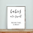 Search for babies are sweet take treat Black and white