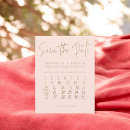 Search for calendar save the date postcards Simple minimalist