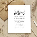Search for professional 4x5 invitations Black and white