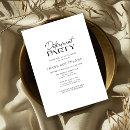 Search for formal business invitations Black and white