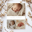 Search for boho birth announcement cards Simple