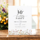 Search for boho 30th birthday invitations Thirty