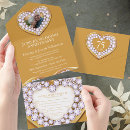 Search for golden jubilee invitations Heart