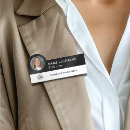 Search for black and white name tags Logo