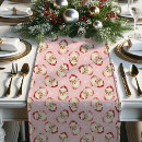 Search for retro christmas table runners Pink