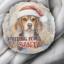 Search for beagle christmas cushions Watercolor