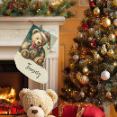 Search for vintage christmas stockings Red