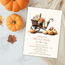 Search for pumpkin carriage invitations A little pumpkin