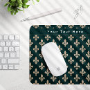 Search for green fleur de lis mouse mats French symbol