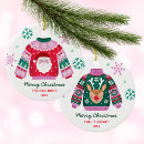 Search for sweater christmas tree decorations Santa