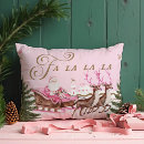 Search for pink santa claus cushions Reindeer