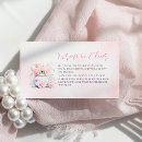 Search for no wrap shower enclosure cards Watercolor floral