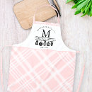 Search for pink plaid aprons Farmhouse