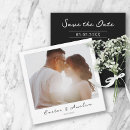 Search for save date wedding note cards Black and white