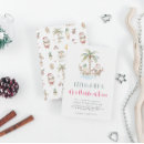 Search for pool christmas invitations Tropical christmas party