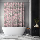 Search for vintage pink shower curtains Nature inspired
