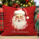 Search for vintage santa claus cushions Red