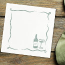 Search for wine napkins Hand drawn