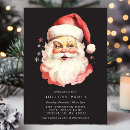 Search for black santa invitations Whimsical