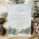 Search for cabin wedding invitations Pine trees