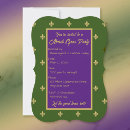 Search for fleur de lys invitations Purple