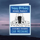 Search for mechanical cards Car mechanic