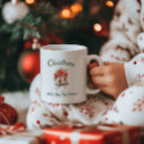 Search for red white christmas mugs Handwritten script
