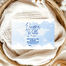 Search for the journey begins invitations Around the world