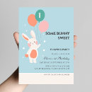 Search for little bunny birthday invitations Carrot