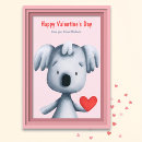 Search for koala valentines day cards Cartoon