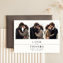 Search for 5 photo wedding thank you cards Elegant