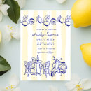 Search for lemon bridal shower invitations La dolce vita