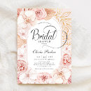 Search for gold floral bridal shower invitations Script