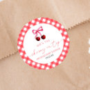 Search for cherry on top stickers Baby shower