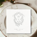 Search for floral wedding napkins Victorian