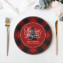 Search for plaid christmas plates Elegant