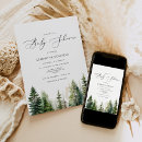 Search for pine tree baby shower invitations Elegant