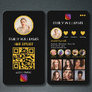Search for feed business cards Social media profile handle