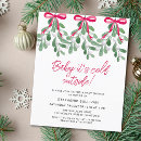 Search for festive 4x5 invitations Mistletoe