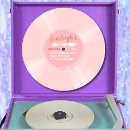 Search for records cards invites Pink