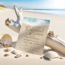 Search for starfish rehearsal dinner invitations Seashell