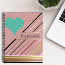 Search for rose gold stripes notebooks Cute