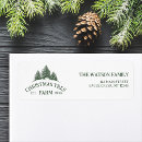 Search for farm return address labels Christmas tree farm