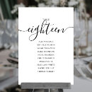 Search for 18 table cards Black and white