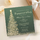 Search for christmas engagement party invitations Gold