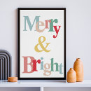 Search for large christmas posters Typography